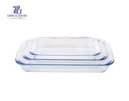 Oval Shape Pyrex Glass Baking Pan Set