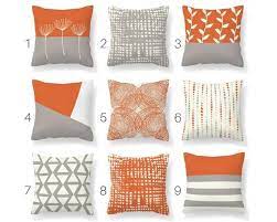 Check spelling or type a new query. Burnt Orange Gray Throw Pillow Cover Mix And Match Pillow Etsy Grey Throw Pillows Teal Throw Pillows Pillows
