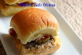 While patties are baking, cut rolls in half making buns. Comfy Cuisine Home Recipes From Family Friends White Castle Sliders