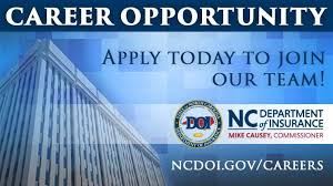 Insurance commissioner mike causey and chief state fire marshal brian taylor proudly presented bt fowler with the guardian award a couple years ago for his decades of outstanding service and commitment. Nc Department Of Insurance A Fantastic New Job Opportunity Has Just Become Available We Are Hiring A Staff And Development Specialist And Safety Officer To Work In Our Administration Human Resources Division