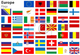 Alphabetisch geordnet alle flaggen europas zum ausmalen mit namen. Europa Flaggen Fahnen Europa Flaggenset Fototapete Fototapeten Monaco Andorra Zypern Myloview De