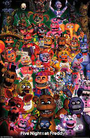 Here are only the best fnaf desktop wallpapers. Amazon Com Trends International Fnaf Ultimate Group Wall Poster 22 375 X 34 Multi Posters Prints