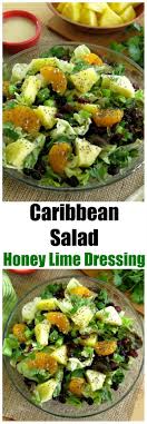 Caribbean Salad With Honey Lime Dressing The Dinner Mom