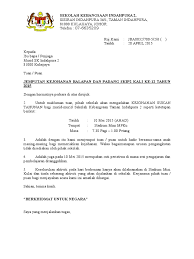 Contoh surat kiriman rasmi beserta format penulisan. Surat Makluman Ibu Bapa 2015
