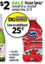 Ocean Spray Juice As Low As 1 00 At Dollar General My Momma Taught Me