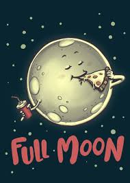 Full Moon Poster Print By Ursula Lopez Displate Cool Posters Poster Prints Moon Poster