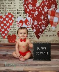 Valentine S Day Photo Shoot Kissing Booth Baby Boy Valentines Day Baby Valentines Baby Photos Holiday Baby Pictures