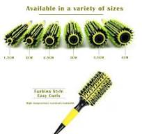 Anti Static Curly Hair Comb Boar Bristle Rolling Round Brush Comb Hair  Styling Beauty Salon Hairdresser Curling Iron Brush