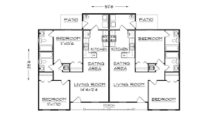 Duplex Floor Plans House With Garage Plan For Building Free Download Pdf Woodworking Basic Small House Blueprints Duplex House Plans Family House Plans