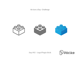 Icon Challenge Day 93 Lego Plugin Brick Lego Challenges Icon