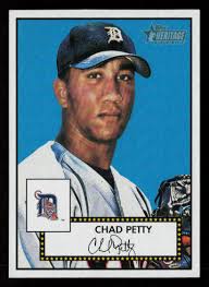 Chad Petty 2001 Topps Heritage #297 RC Rookie Detroit Tigers Baseball Card
