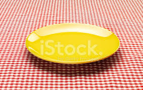 Check spelling or type a new query. Yellow Plate On The Checkered Tablecloth Stock Photos Freeimages Com
