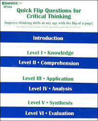 Quick Flip Questions For Critical Thinking