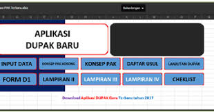 Dupak excel guru dan pengawas. Download Aplikasi Dupak Guru Terbaru Tahun 2020 2021 Jayaoprator