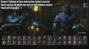 Noob saibot's name is not called out in the psx version and the music continues even. How To Unlock Mortal Kombat Xl Cyber Sub Zero Secret Characters Triborg 4th Variation Lk 520 Video Games Blogger