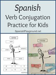 Spanish Verb Conjugation Practice For Kids Spanish Playground