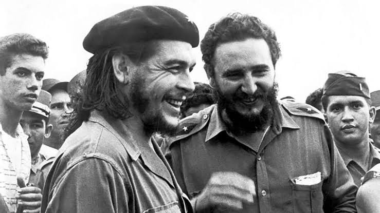 Ernesto Che Guevara y Fidel Castro