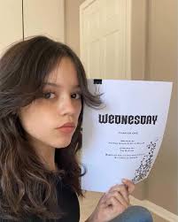 The lovely Jenna Ortega as #WednesdayAddams in Tim Burton's upcoming  #WednesdayNetflix series