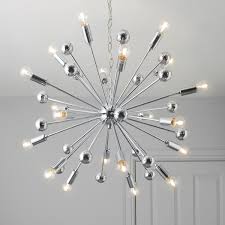 Enjoy free delivery over £40 to most of the uk, even for big stuff. Komet Spherule Silver Chrome Effect 20 Lamp Pendant Ceiling Light