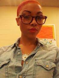 Bald Black Women With Glasses Sok Pa Google Sassy Hair Short Sassy Hair Short Natural Hair Styles