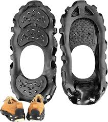 Stegjärn med 30 Dubbar - Halkfria Isgrepp för Skor