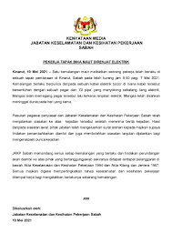 Tujuan keselamatan dan kesehatan kerja adalah: Jabatan Keselamatan Dan Kesihatan Pekerjaan Sabah Beitrage Facebook