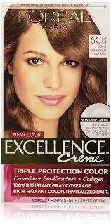 L oréal paris superior preference permanent hair color 5cb medium chestnut brown at h e b. L Oreal Paris Excellence Creme 6cb Light Chestnut Brown Packaging May Vary Click Image For More De Light Hair Color Hair Color Light Brown Loreal Makeup