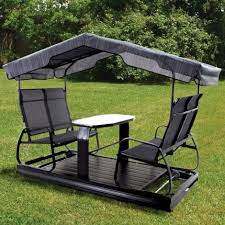 Clermont 4 Person Glider Swing At Fleet Farm Patio Swing Outdoor Glider Patio