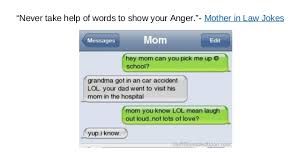 Then she noticed a young man smiling at her she began feeling humiliated on account of her condition. Mother In Law Joke Badfaketexts
