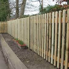 (49 or fewer items) £7.77 (excluding vat at 20%) price: Prepared Round Top Palisade Slat Fencing Components Tate
