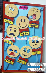 لوحة المشاعر باللغة الإنجليزية Feelings