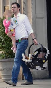 This morning we welcomed our son, wrote clinton in a tweet. Chelsea Clinton And Husband Marc Take The Kids Out In Nyc Daily Mail Online