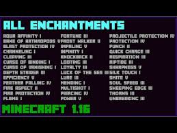 Enchanting in minecraft enchanting is a way to make magic armor, weapons or tools. Minecraft All Enchantments Youtube