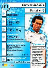 The 1998 fifa world cup was the 16th fifa world cup, a quadrennial football tournament contested by the senior men's teams of the national associations affiliated to fifa (the international federation of association football). Card 111 Laurent Blanc Ds France Foot 1998 1999 Laststicker Com