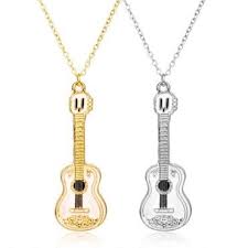 Movie Coco Pixar Necklace Guitar Pendant Handmade Rope Chain Necklace Silver Colorintothea Silver Necklaces Necklace Silver Chain Necklace