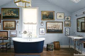 Splash colors throughout your bathroom using the blue fixtures as your base. 12 Best Blue Bathroom Ideas How To Decorate Blue Bathrooms