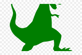 Download Extinct Clipart Green Dinosaur T Rex Dino Svg Free Transparent Png Clipart Images Download