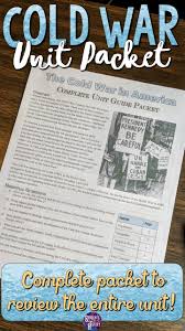 Cold War Study Guide Packet Cold War Lessons Cold War Cold War Military