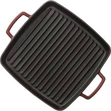 This dish is just one piece of the collectors enameled cast iron martha stewart collection, created for macy's, which also boasts some great. Martha Stewart Collection 11 In Enameled Cast Iron Grill Pan Fry Pans Skillets Household Shop The Exchange