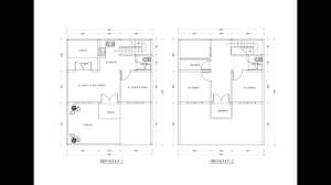 Desain rumah 1 lantai luas 200m2 ibu ana di jakarta jasa. Sket Denah Rumah Ukuran 80m2 Youtube