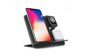 Icombostand Qi Wireless Charging Station For Iphone Apple Watch And Airpods Gadgetsin Apple Watch Apple Watch Charger Apple