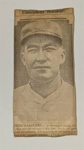 Fred Firpo Marberry Senators 1926 Baseball Panel