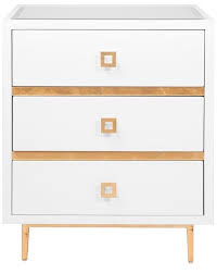 Hyde White Lacquer Gold Leaf Bedside Table Gold Side Table White Side Tables End Tables With Storage