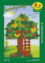 Eine vorlage kostenlos zum download. Fensterbild Bastelvorlage Jahreszeitenbaum Sommer