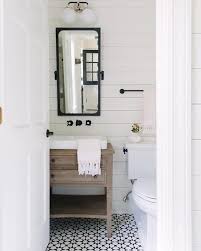 Black And White Farmhouse Bathroom Ideas Cute Tiny Bathroom Black And White Bathrom Small Half Bathrooms Small Farmhouse Bathroom Rustic Powder Room
