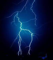 True Blue Lightning Storm Blue Lightning Lightning