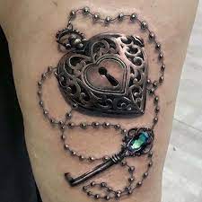 Well you're in luck, because here they come. 9 Insanely Creative And Stunning Jewel Tattoos With Images Jewel Tattoo Key Tattoos Key Tattoo Designs