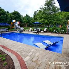 Aspen Fiberglass Pool By Thursday Pools Fiberglass Pools Fiberglass Pool Cost Pools Backyard Inground