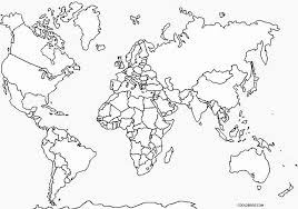 Map Of The World Coloring Page Unique Printable World Map Coloring Page For Kids In 2020 World Map Coloring Page World Map Printable World Map Outline