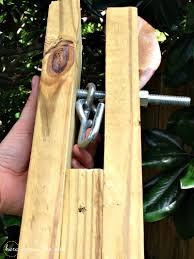 With your paddle bit, drill a hole 6″ inches from each end. 40 Diy Hammock Stand That You Can Make This Weekend